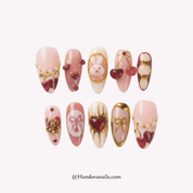 Kawaii Coquette kawaii press-on nails by Handora