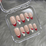 Kawaii Kitty full press-on nail set – sizes XS–L by Handora