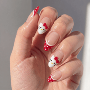 Kawaii Kitty press-on nails by Handora