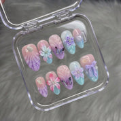 Lilac Whisper full press-on nail set – sizes XS–L by Handora