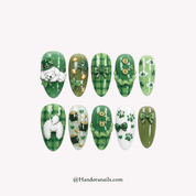Lucky Poodle 3d press-on nails by Handora