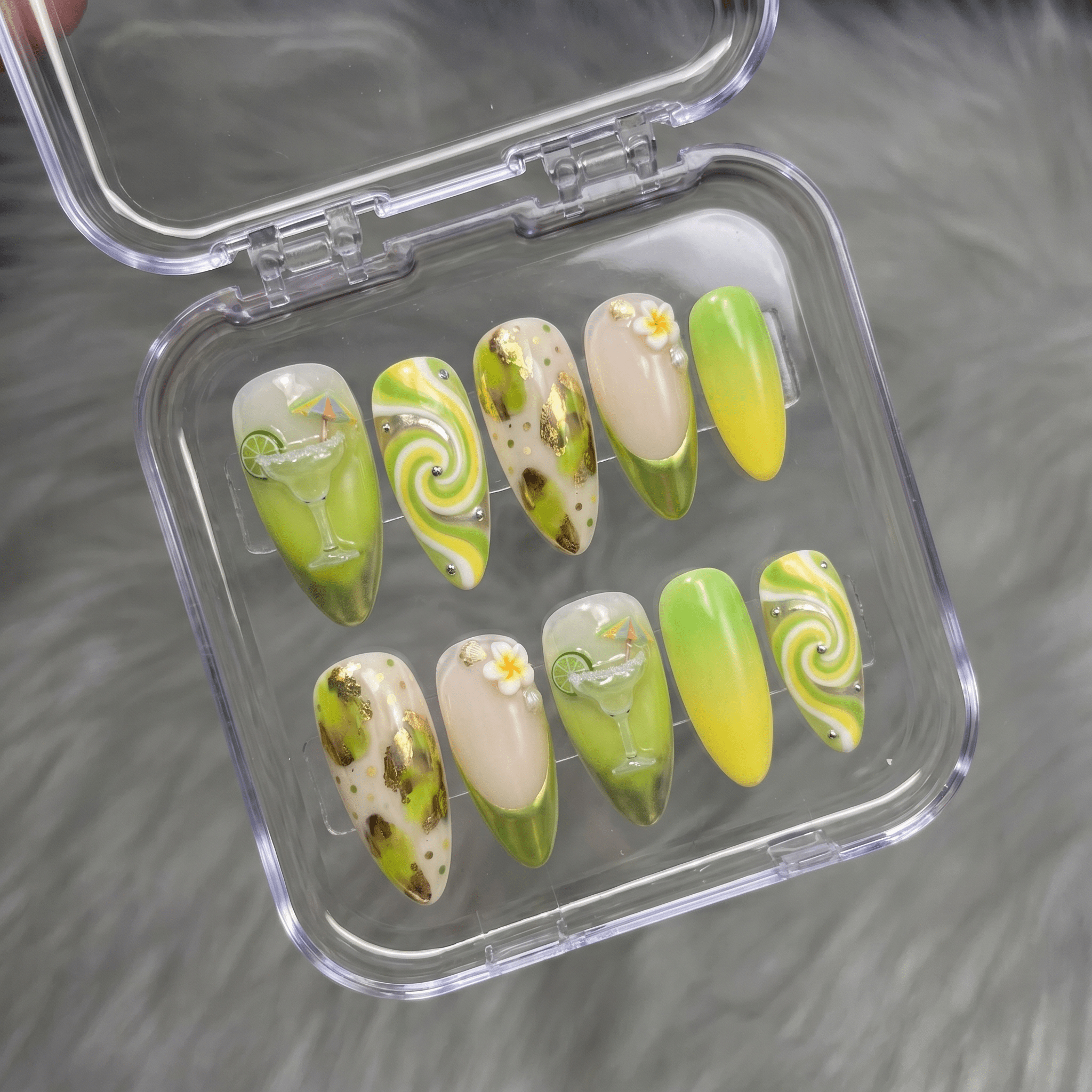 Margarita press-on nails by Handora