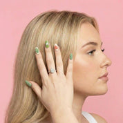Matcha Knit 3d nail design – handmade press-on nails by Handora