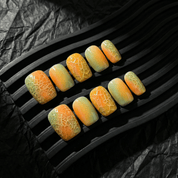 Melon Glow press-on nails by Handora
