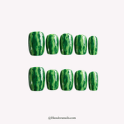 Melon Splash press-on nails by Handora
