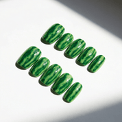 Melon Splash salon-quality handmade press-on nails by Handora