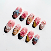 Mermaid Core - Handora Nails - flower nailssaleSummer Nails