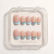 Mermaid Holiday Christmas press-on nails - design view 9 by Handora Nails