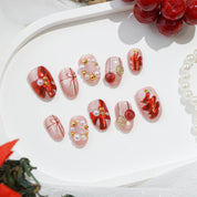 Merry Glow full press-on nail set – sizes XS–L by Handora