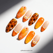Mimosa full press-on nail set – sizes XS–L by Handora