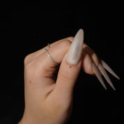 Moondust press-on nails – design close-up by Handora