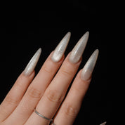 Moonlight press-on nails – hand-painted reusable gel set by Handora