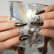 Mystic Fang halloween nail design – handmade press-on nails by Handora