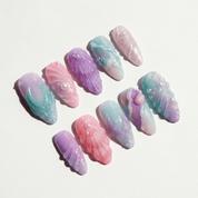 Mystic Mermaid full press-on nail set – sizes XS–L by Handora