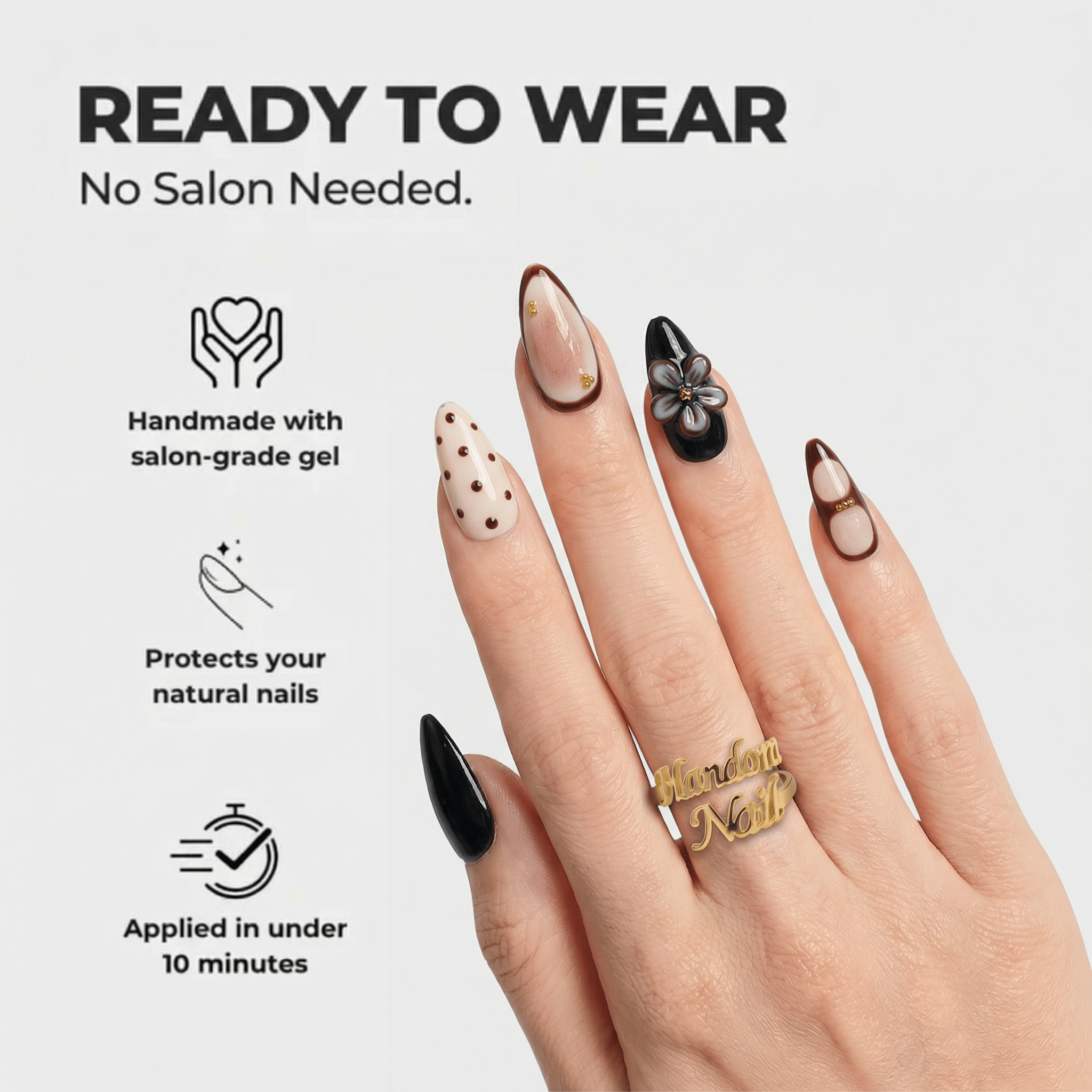 Mystic Petals - Handora Nails - aesthetic - nailscute - nailsfall