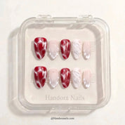 Noel Serenade Christmas press-on nails - design view 7 by Handora Nails