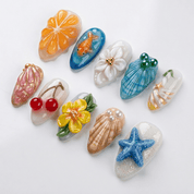 Ocean Charm full press-on nail set – sizes XS–L by Handora