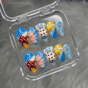 Ocean Creatures full press-on nail set – sizes XS–L by Handora