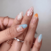 Ocean Fantasy nail design – handmade press-on nails by Handora