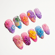 Ocean Magic salon-quality handmade press-on nails by Handora