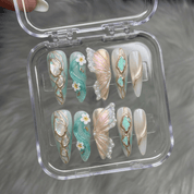 Oceanic Fairy full press-on nail set – sizes XS–L by Handora