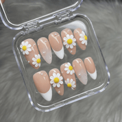 Petal Flutter full press-on nail set – sizes XS–L by Handora