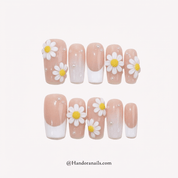 Petal Flutter press-on nails by Handora