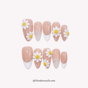 Petal Flutter press-on nails by Handora