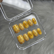 Pineapple Slice full press-on nail set – sizes XS–L by Handora