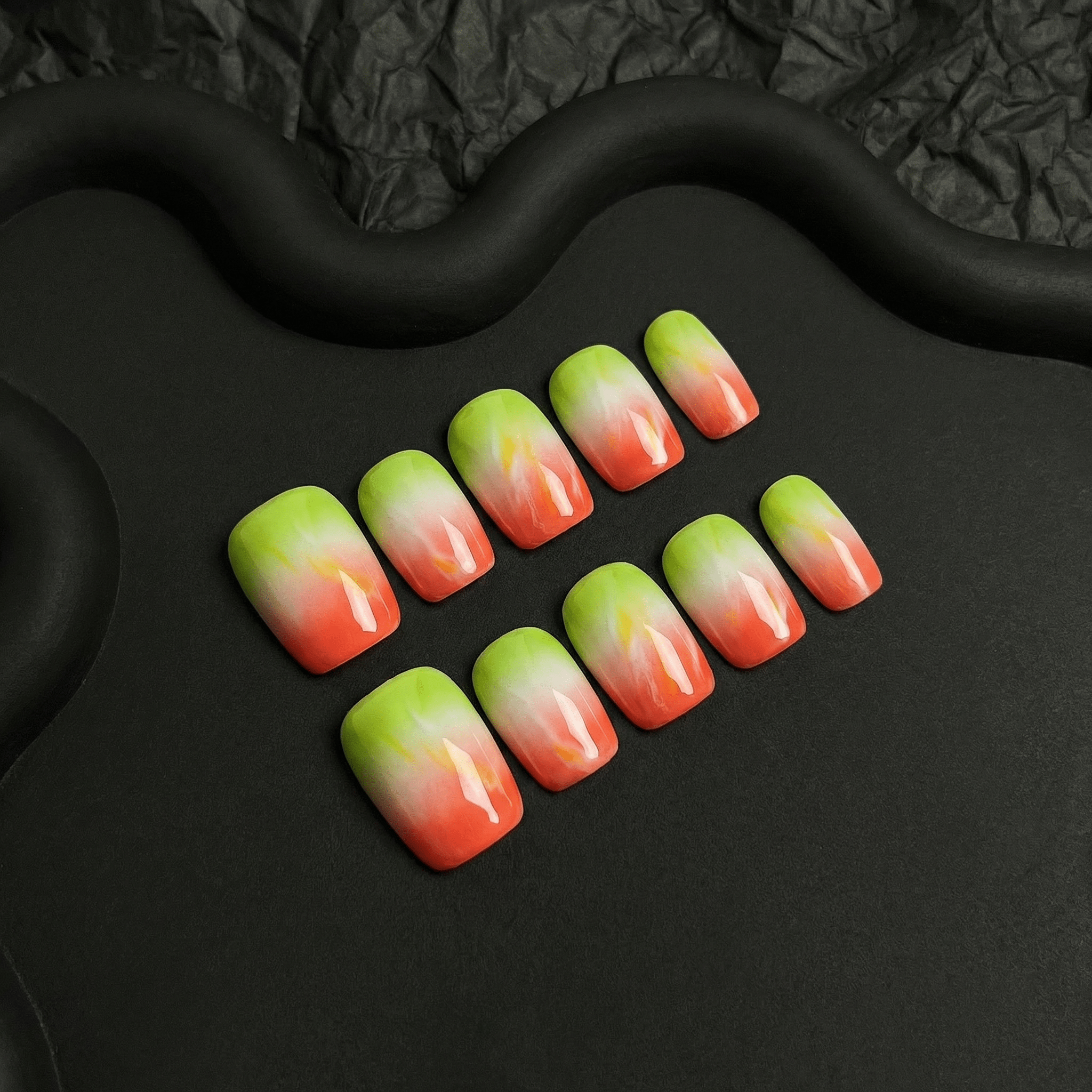 Pink Guava pink press-on nails by Handora