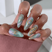 Pisces Aura full press-on nail set – sizes XS–L by Handora
