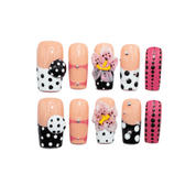 Polka Bloom Chic polka dot press-on nails by Handora