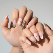 Polka Pop full press-on nail set – sizes XS–L by Handora