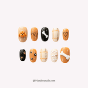 Poodle Puppy kawaii press-on nails by Handora