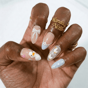 Puddle Duck kawaii nail design – handmade press-on nails by Handora