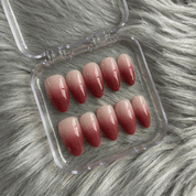 Rose Quartz full press-on nail set – sizes XS–L by Handora