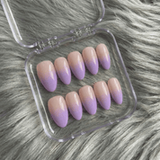 Rose Quartz full press-on nail set – sizes XS–L by Handora