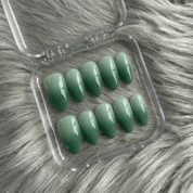 Rose Quartz salon-quality handmade press-on nails by Handora