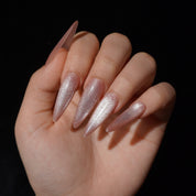 Roséglow press-on nails – hand-painted reusable gel set by Handora