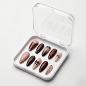 Ruby Lace full press-on nail set – sizes XS–L by Handora