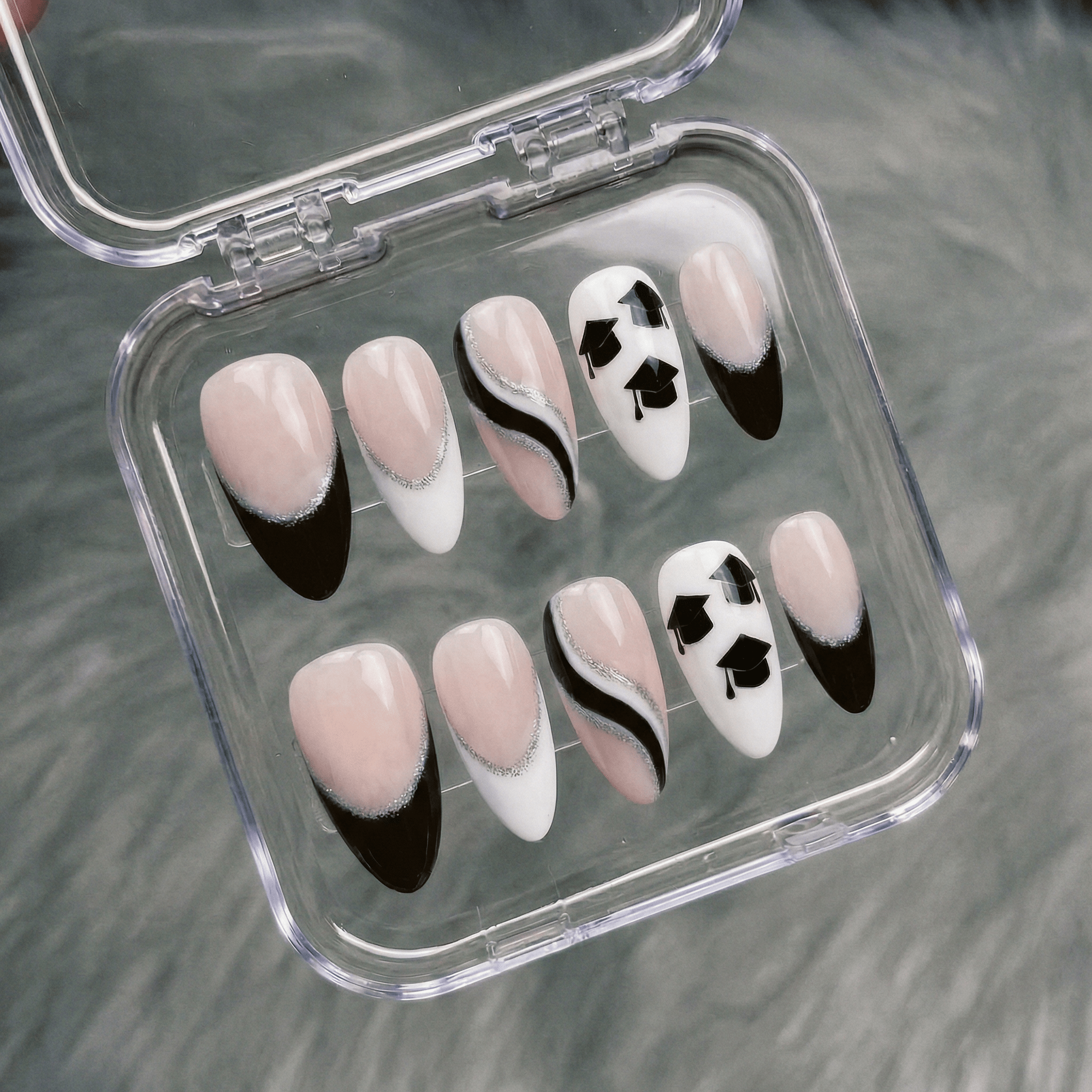Scholar Spirit salon-quality handmade press-on nails by Handora