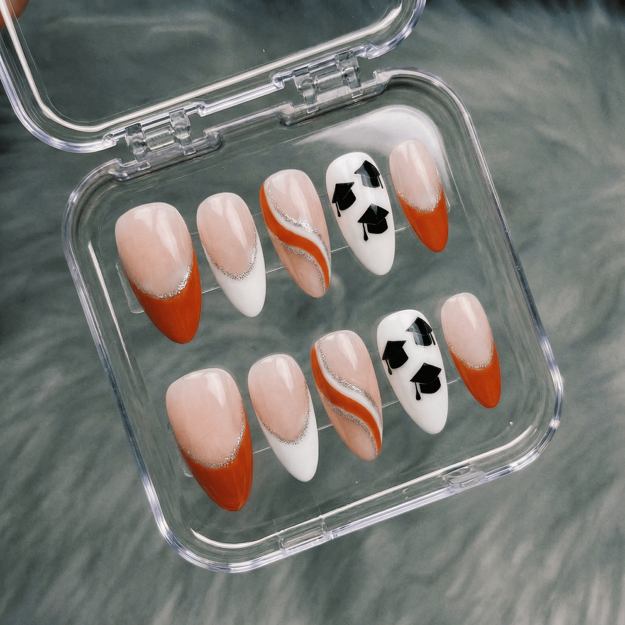 Scholar Spirit full press-on nail set – sizes XS–L by Handora
