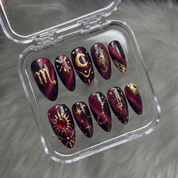 Scorpio Mystique press-on nails by Handora