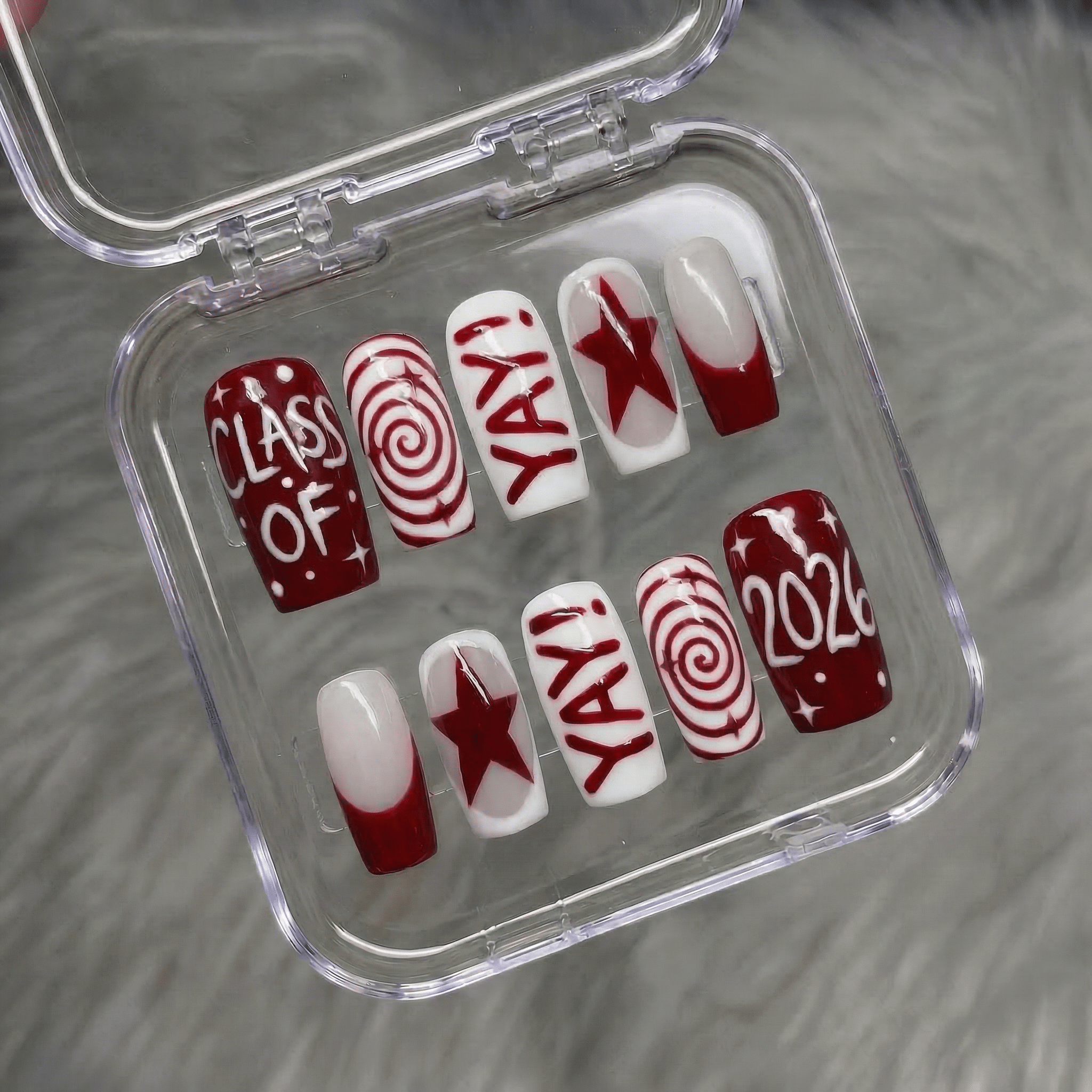 Senior Spirit press-on nails by Handora