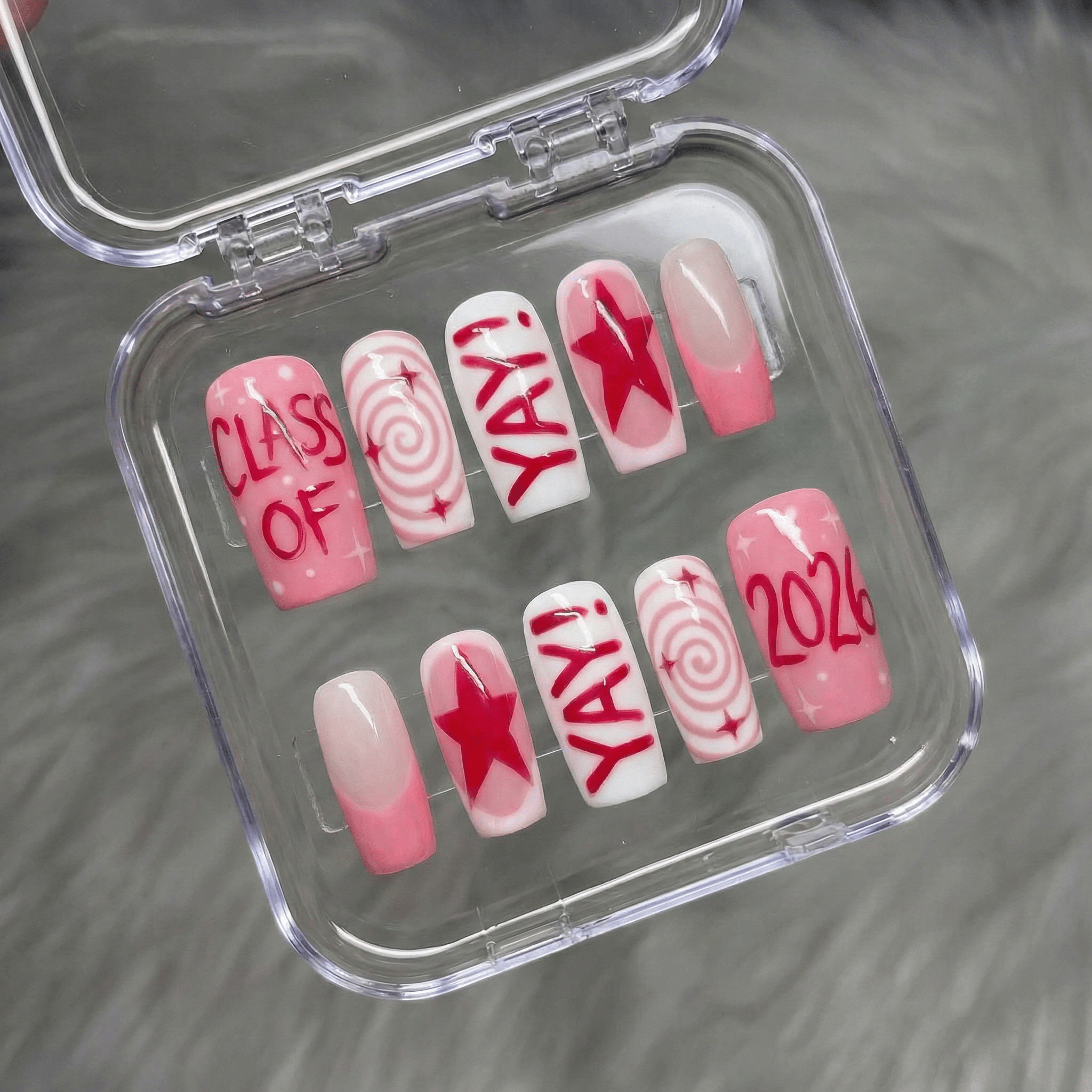 Senior Spirit full press-on nail set – sizes XS–L by Handora