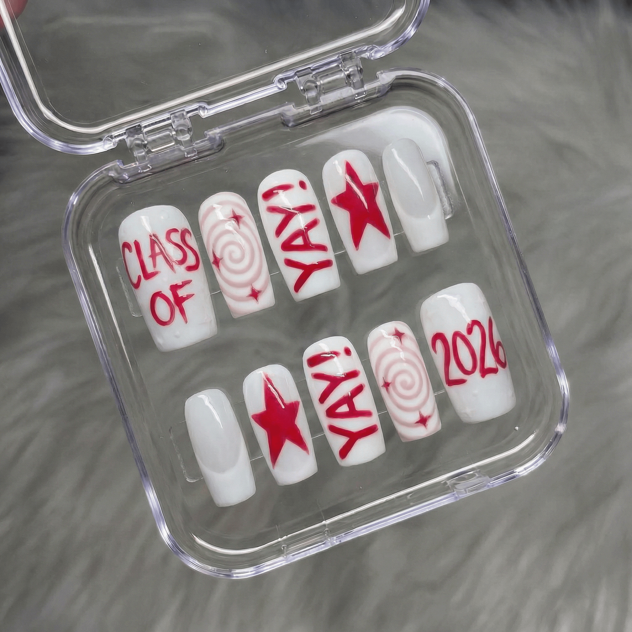 Senior Spirit salon-quality handmade press-on nails by Handora