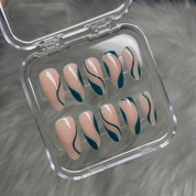 Serene Curve full press-on nail set – sizes XS–L by Handora