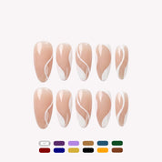 Serene Curve press-on nails by Handora