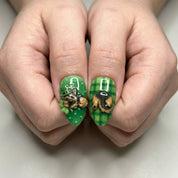 Shepherd Luck press-on nails – design close-up by Handora