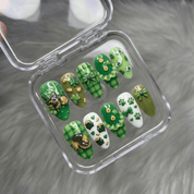 Shepherd Luck 3d nail design – handmade press-on nails by Handora